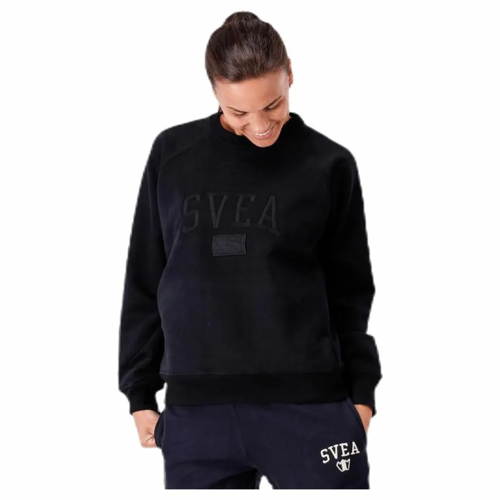 Svea Betty Crew Black Svart Discount