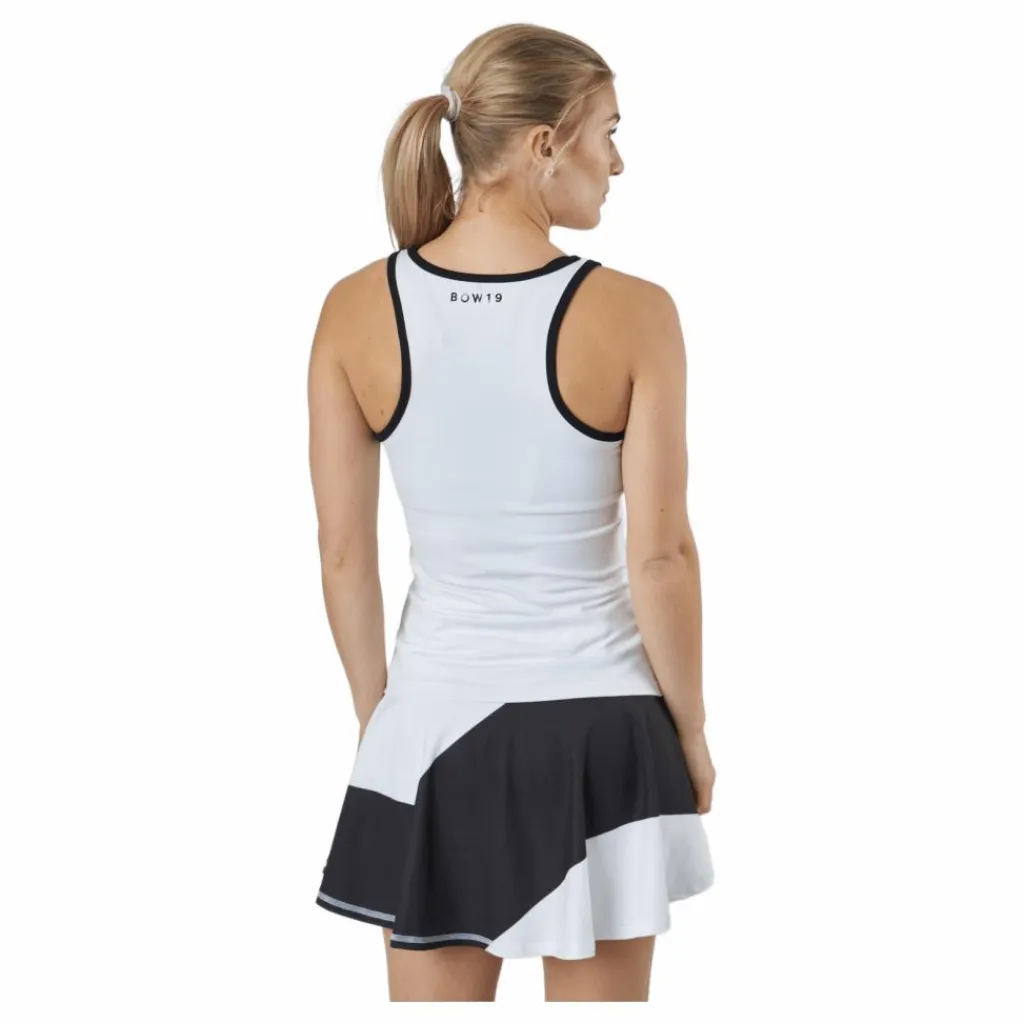 BOW19 Betty Top White/black Flerfärgad Outlet