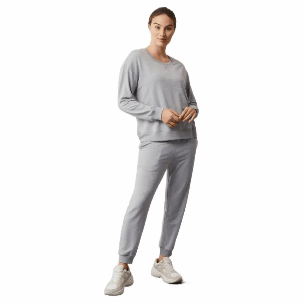 Boob Bff Jogger Grey Melange Grå Sale
