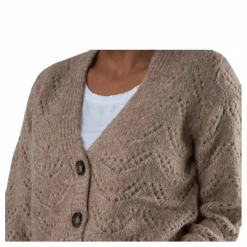 Pieces Bibi Ls  Knit Cardigan Beige Online