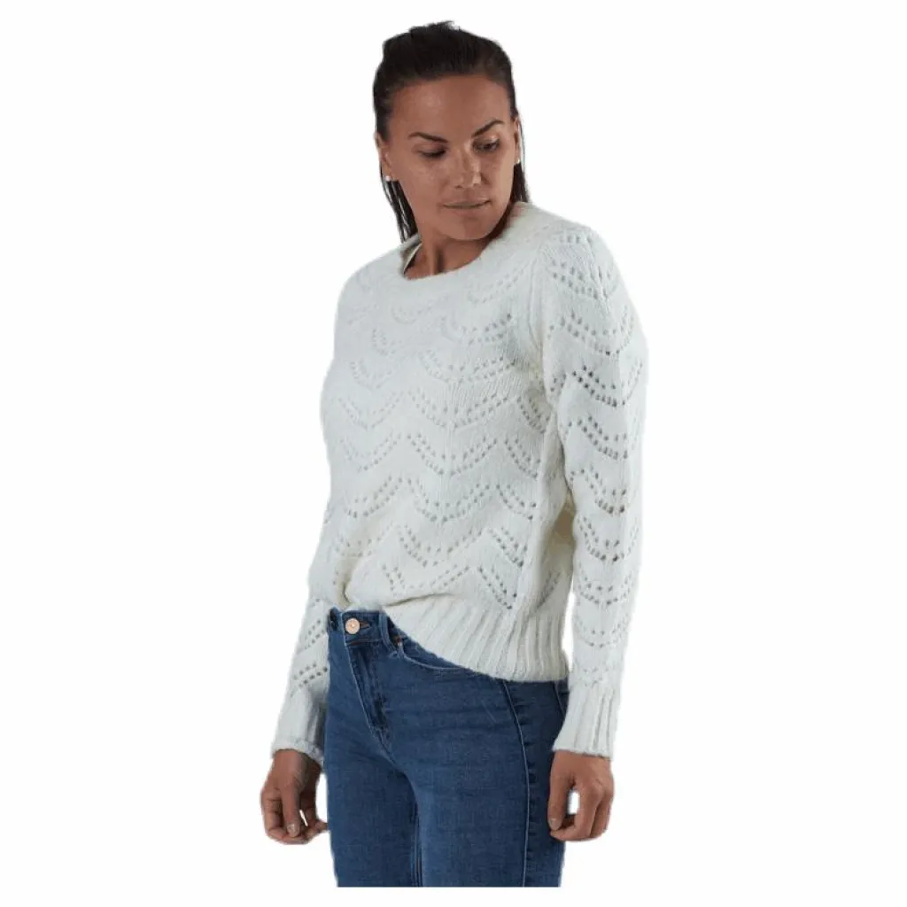 Bibi Ls Knit White*Pieces Discount
