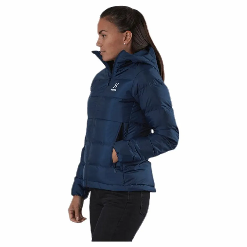 Haglöfs Bield Down Hood Blue Blå Best
