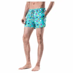 Big Dot Swim Shorts Green*Happy Socks Clearance