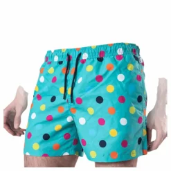 Big Dot Swim Shorts Green*Happy Socks Clearance