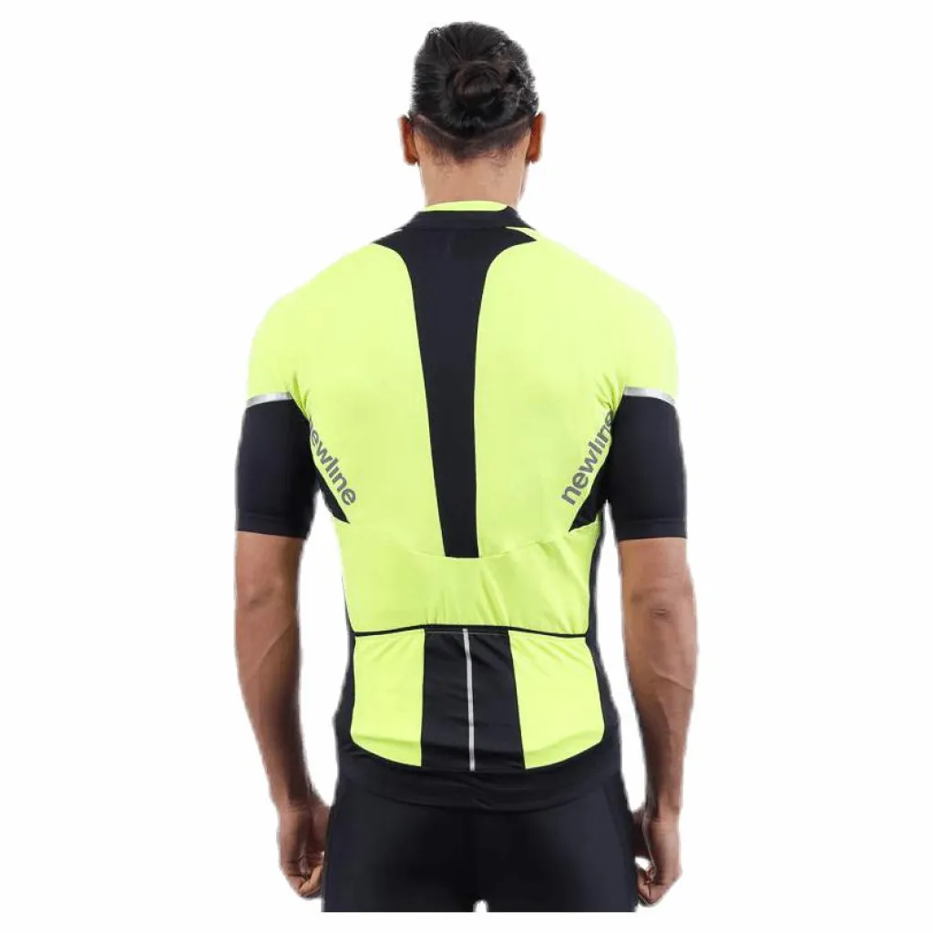 Bike Stretch Jersey Black/Yellow*Newline Sale