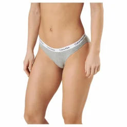 Calvin Klein Bikini 3pk Coral Cor/cyber Green/grey Beige New
