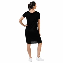 Pieces Billo Ss Dress Black Svart Outlet
