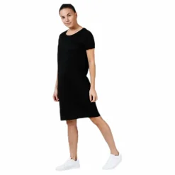 Pieces Billo Ss Dress Black Svart Outlet
