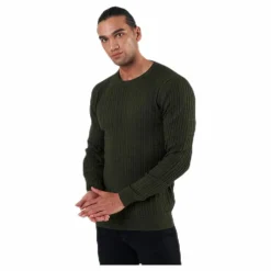 Blacamp Cable Knit Crew Neck Black*Jack & Jones New