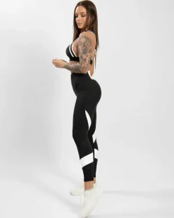 Gavelo & White Swirl Tights Black Discount