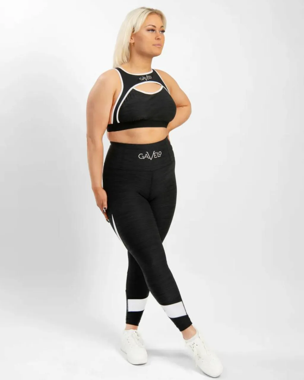 Gavelo & White Swirl Tights Black Discount