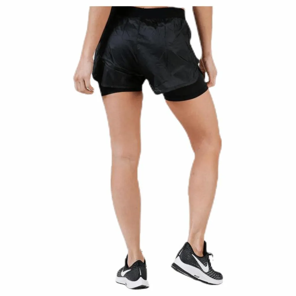 Newline Black 2-Lay Shorts Black Svart