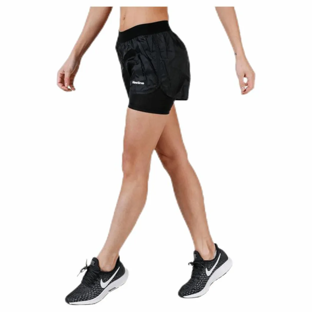 Newline Black 2-Lay Shorts Black Svart