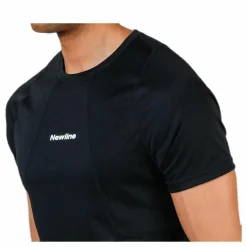 Newline Black Tech Tee Black Svart Hot