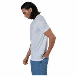 Jack & Jones Blackburn Tee Ss Crew Neck White Vit Discount