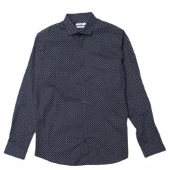 Jack & Jones Blackpool Stretch Shirt L/s Mecca Orange Svart Discount