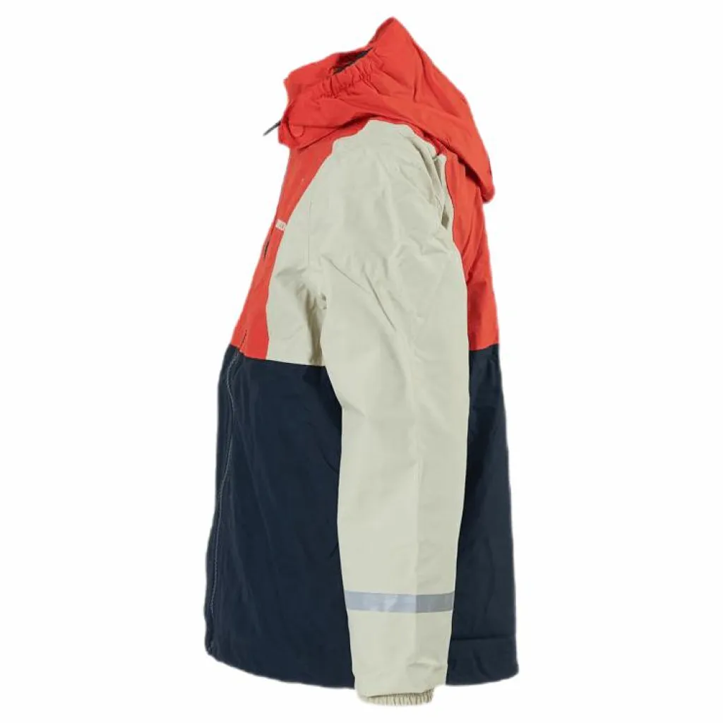 Didriksons Block Kids Jacket Blue/Red Blå och Röd
