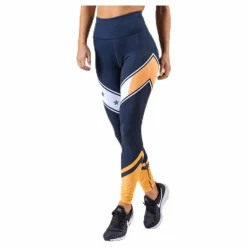 Tommy Hilfiger Sport Block Legging Stars Full Length Blue Blå Best