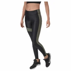 Blocked Compression Tights Green*BLACC Outlet