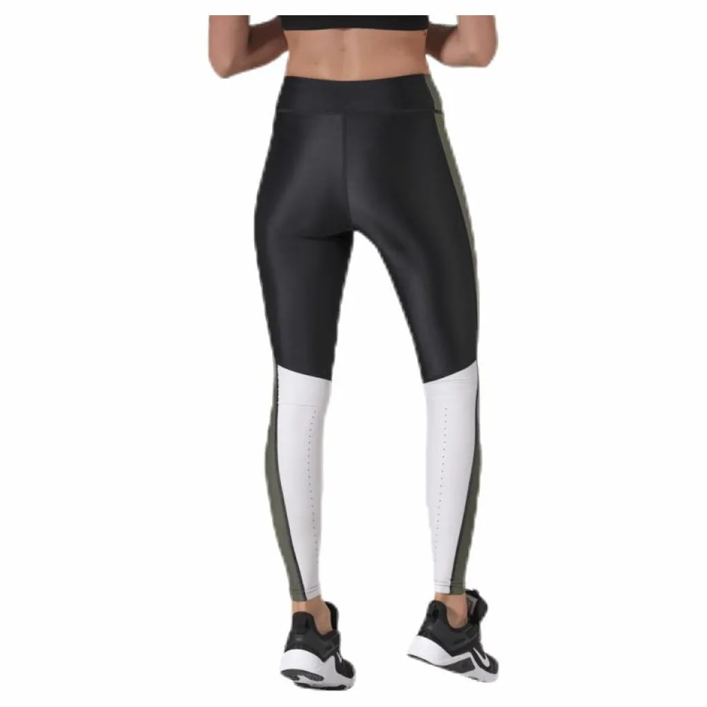 Blocked Compression Tights Green*BLACC Outlet