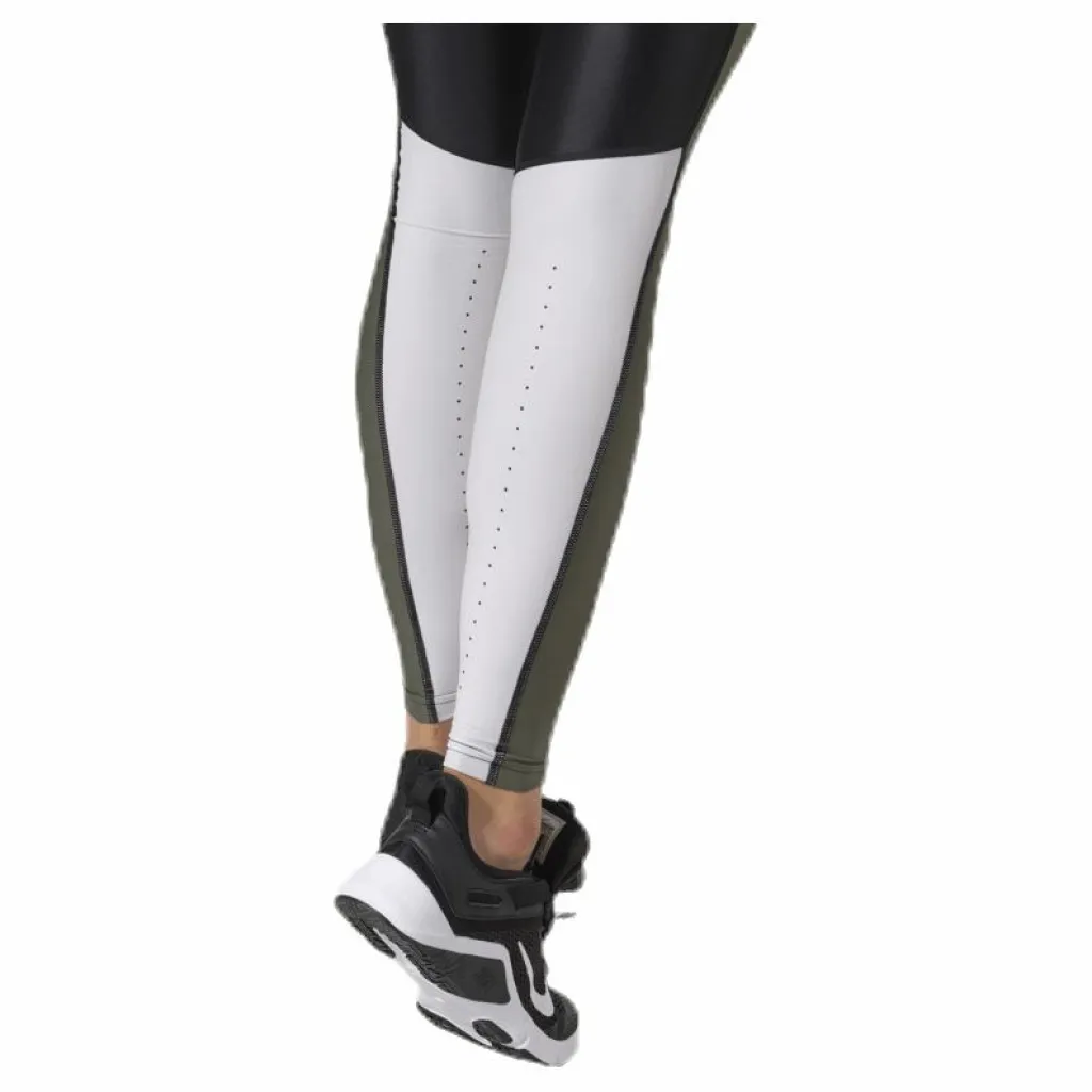 Blocked Compression Tights Green*BLACC Outlet