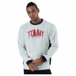 Blocked Fleece Logo Crew White*Tommy Hilfiger Sport Clearance
