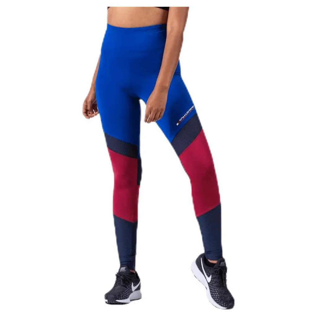 Blocked Legging Full Length Blue*Tommy Hilfiger Sport Best