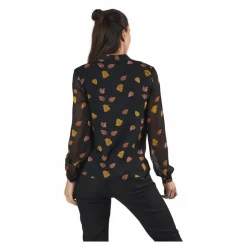 Blume Ls Shirt Black*Pieces