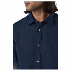 Jack & Jones Bluplain Linen Shirt L/s Blå Sale