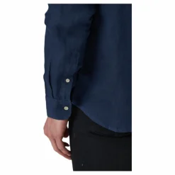 Jack & Jones Bluplain Linen Shirt L/s Blå Sale