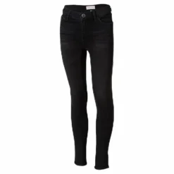 Kids Only Blush Skinny Raw Jeans Black Svart Clearance