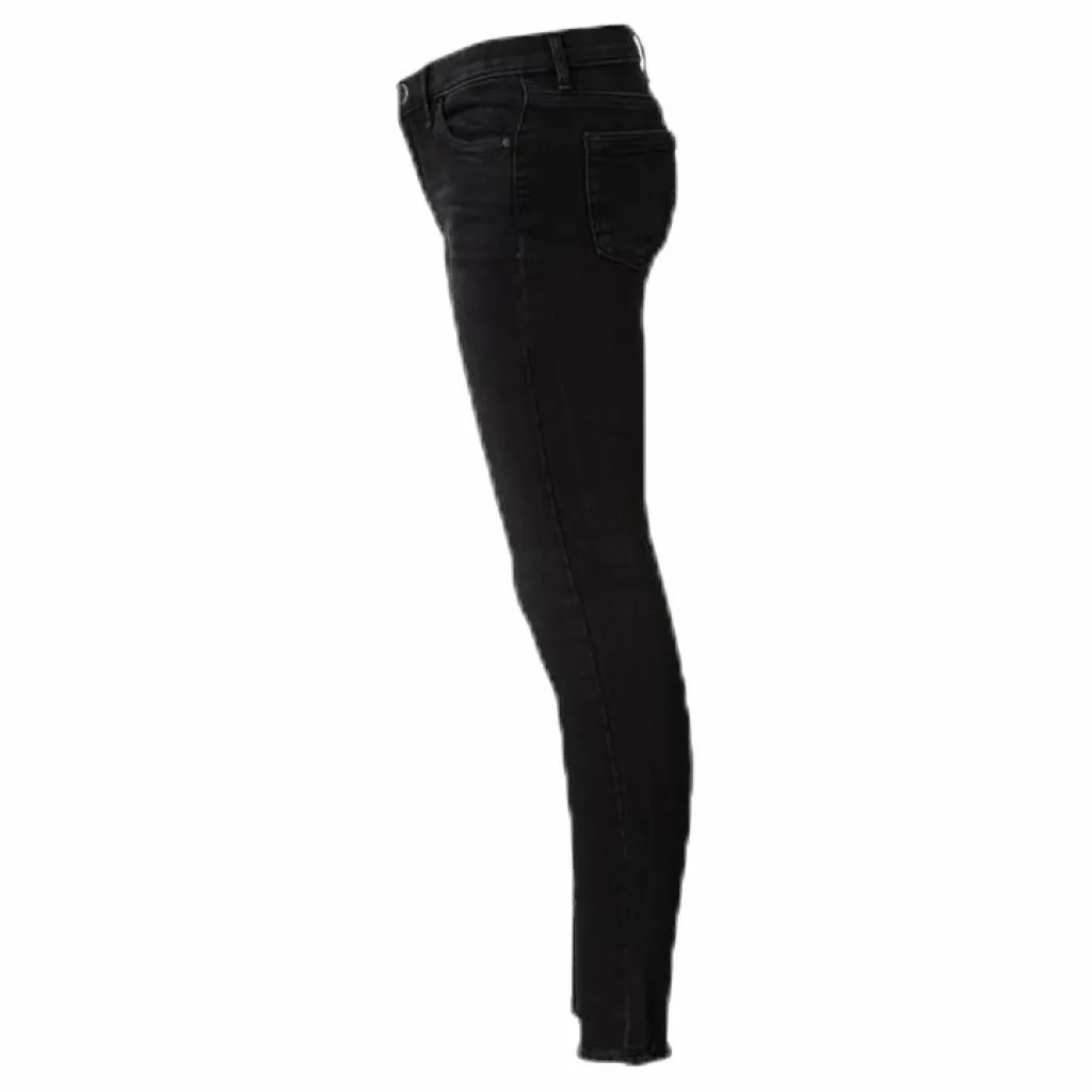Kids Only Blush Skinny Raw Jeans Black Svart Clearance