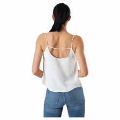 Pieces Bodil Slip Top White Vit Online