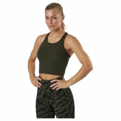 Bold Rib Crop Tank Forest Green*Casall Hot