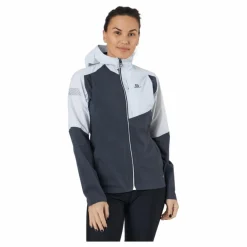 Salomon Bonatti Trail Wp Jkt W Ebony/wht Flerfärgad