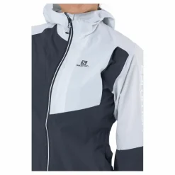 Salomon Bonatti Trail Wp Jkt W Ebony/wht Flerfärgad