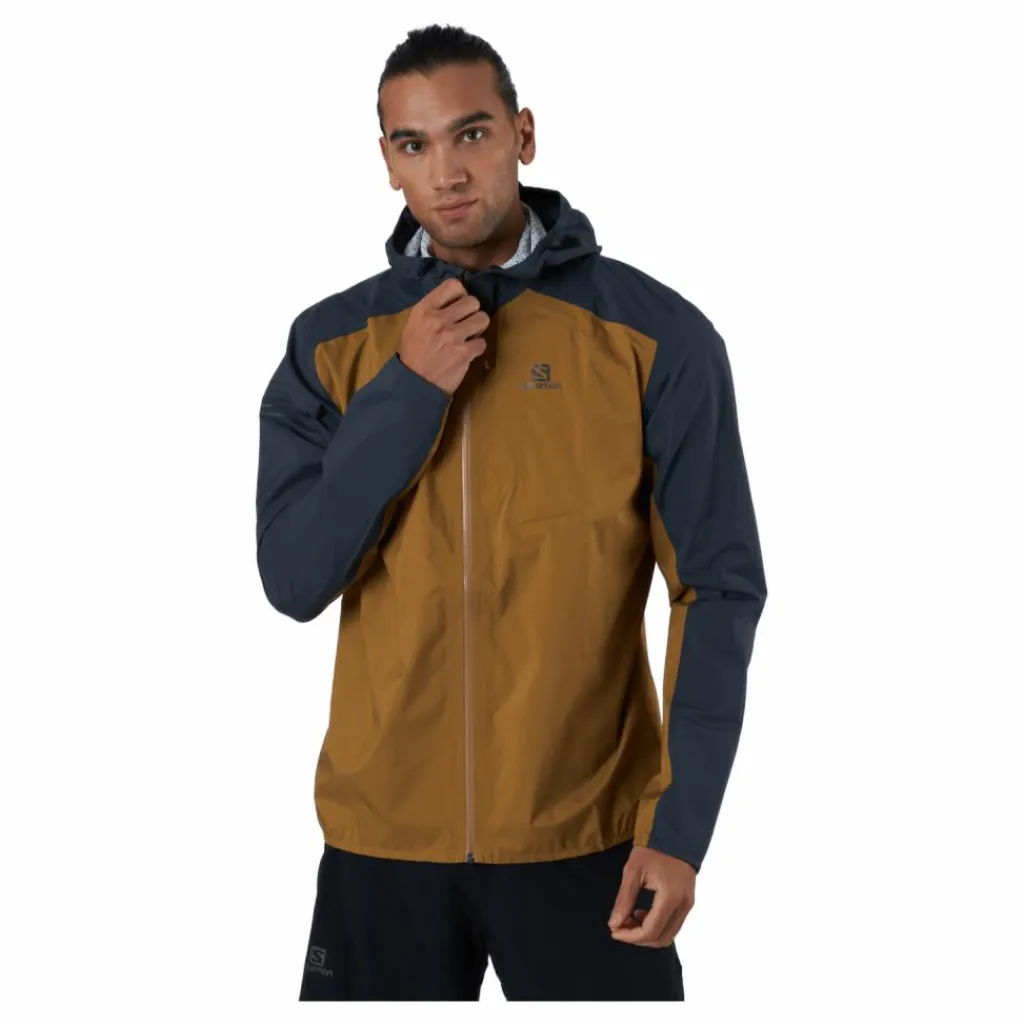 Salomon Bonatti Wp Jkt M Cumin/ebony Flerfärgad New