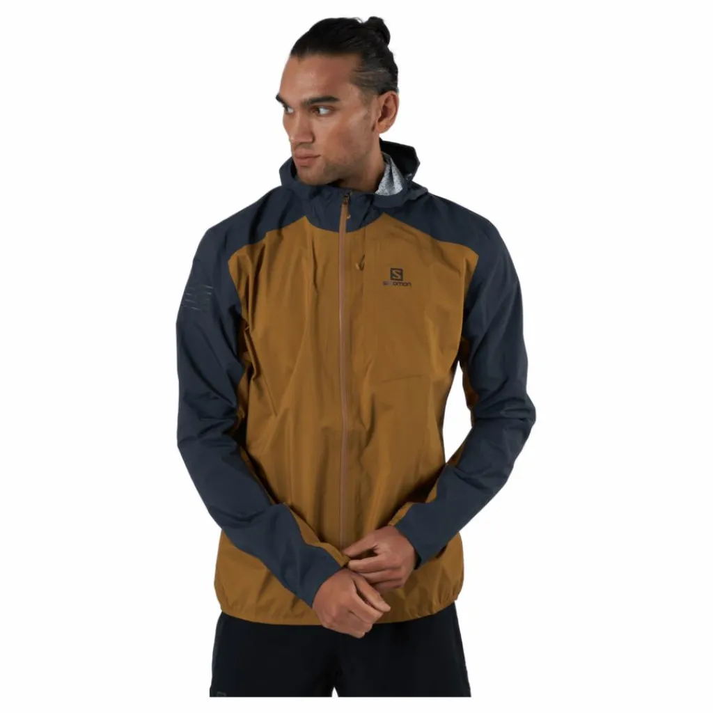 Salomon Bonatti Wp Jkt M Cumin/ebony Flerfärgad New