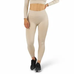 NOUN Bonnie Ribbed Tights Beige Clearance