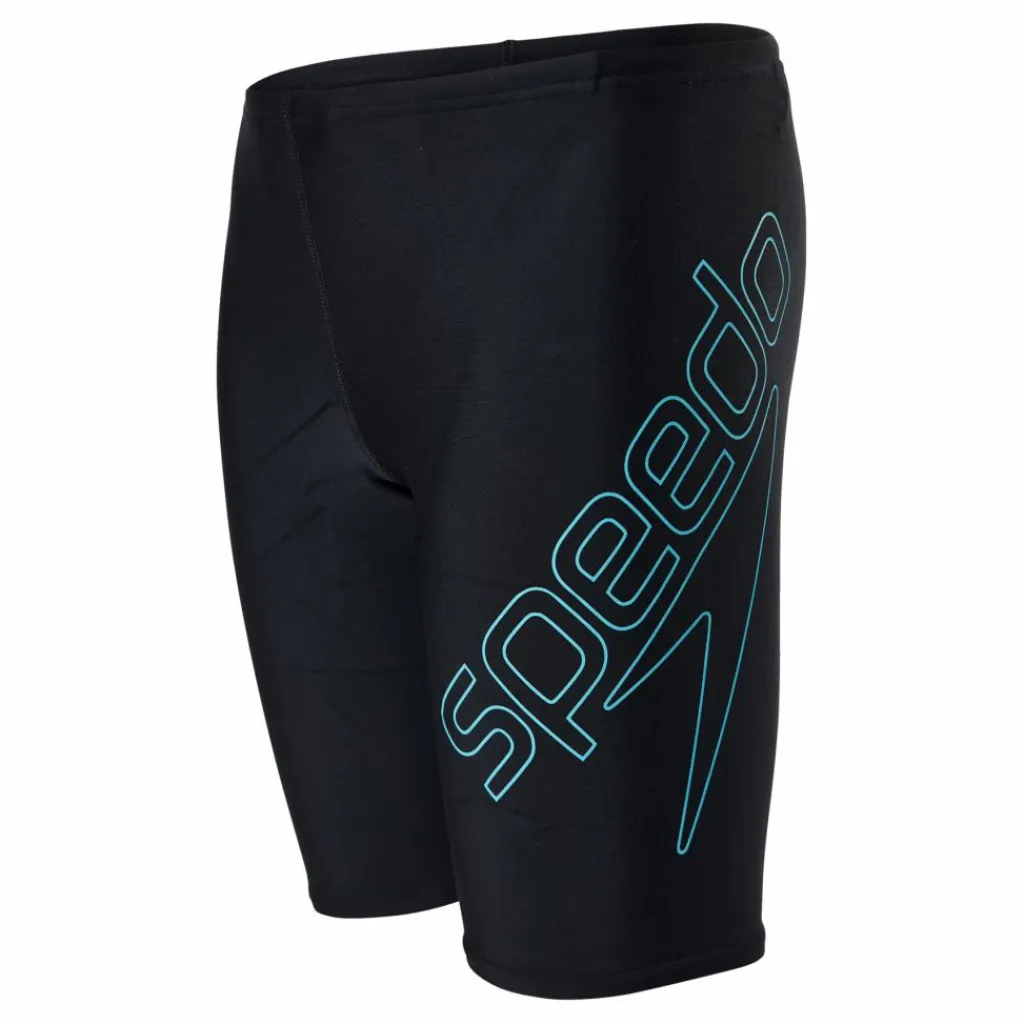 Boom Logo Placement Jammer Blue/Black*Speedo Clearance