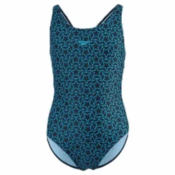 Speedo Boomster Allover Muscleback Blue Blå Best
