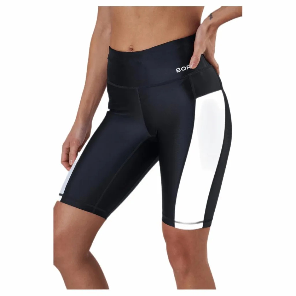 Björn Borg Borg Stripe Bike Shorts Black Svart New