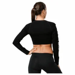 Better Bodies Bowery cropped LS Black Svart Online