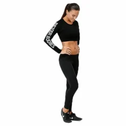 Better Bodies Bowery cropped LS Black Svart Online