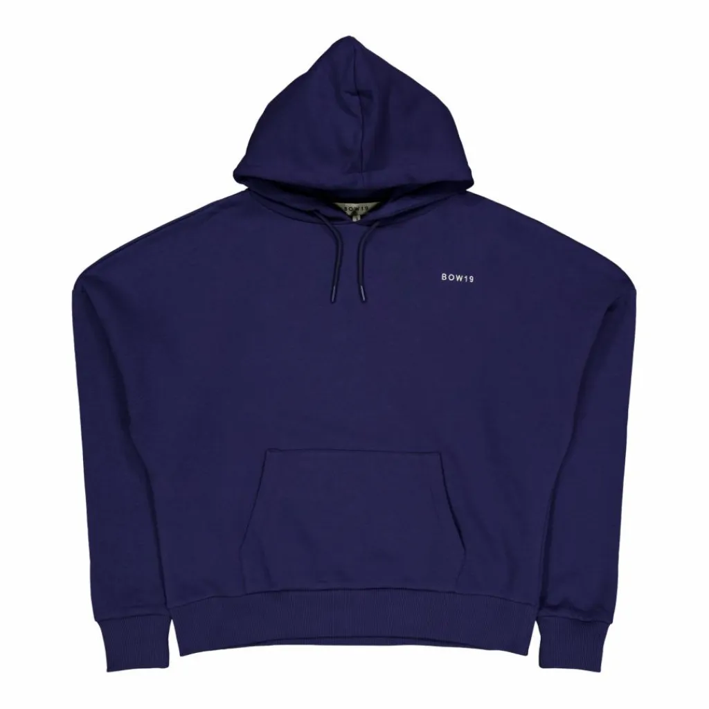 BOW19 Bowie Hood Navy Blå Hot
