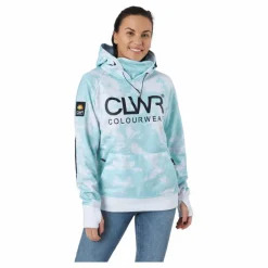 Bowl Hood 2.0 W Tie Dye Turquoise*ColourWear Best