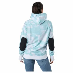 Bowl Hood 2.0 W Tie Dye Turquoise*ColourWear Best
