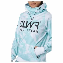 Bowl Hood 2.0 W Tie Dye Turquoise*ColourWear Best