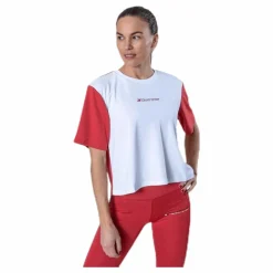 Tommy Hilfiger Sport Boxy T-Shirt Short Sleeve Pink/White Rosa och Vit