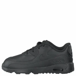 Nike Boys' Air Max 90 Leather TD Kids Black/black Svart Clearance